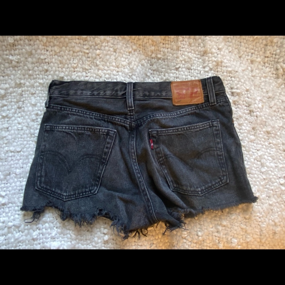 Levi 501 Black shorts